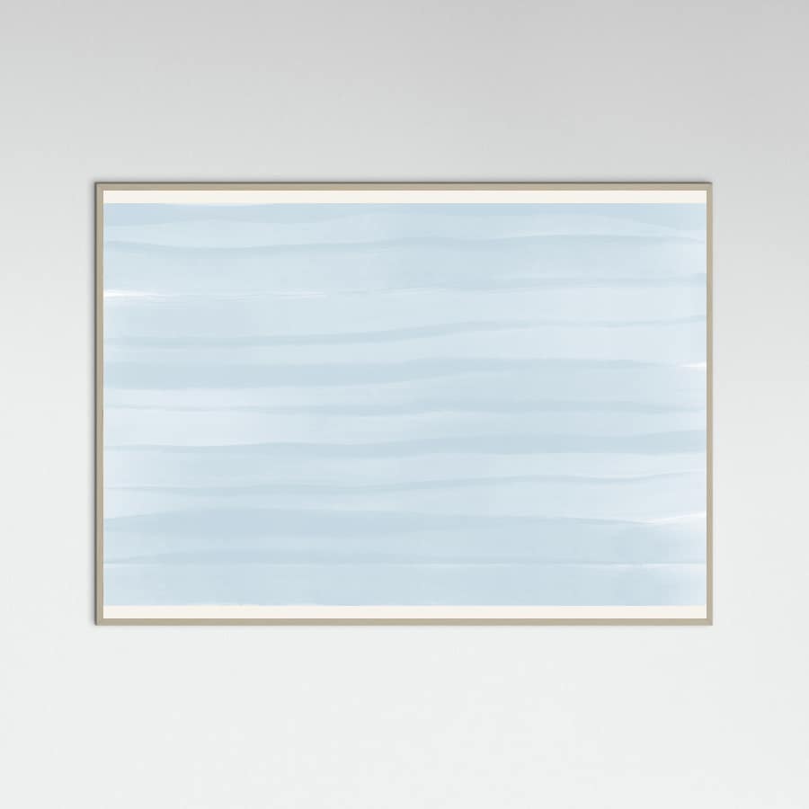 Plakat Waves of Blue – plakat i druk artystyczny