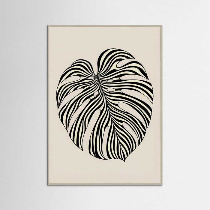 Grey Wood Wavy Silhouette