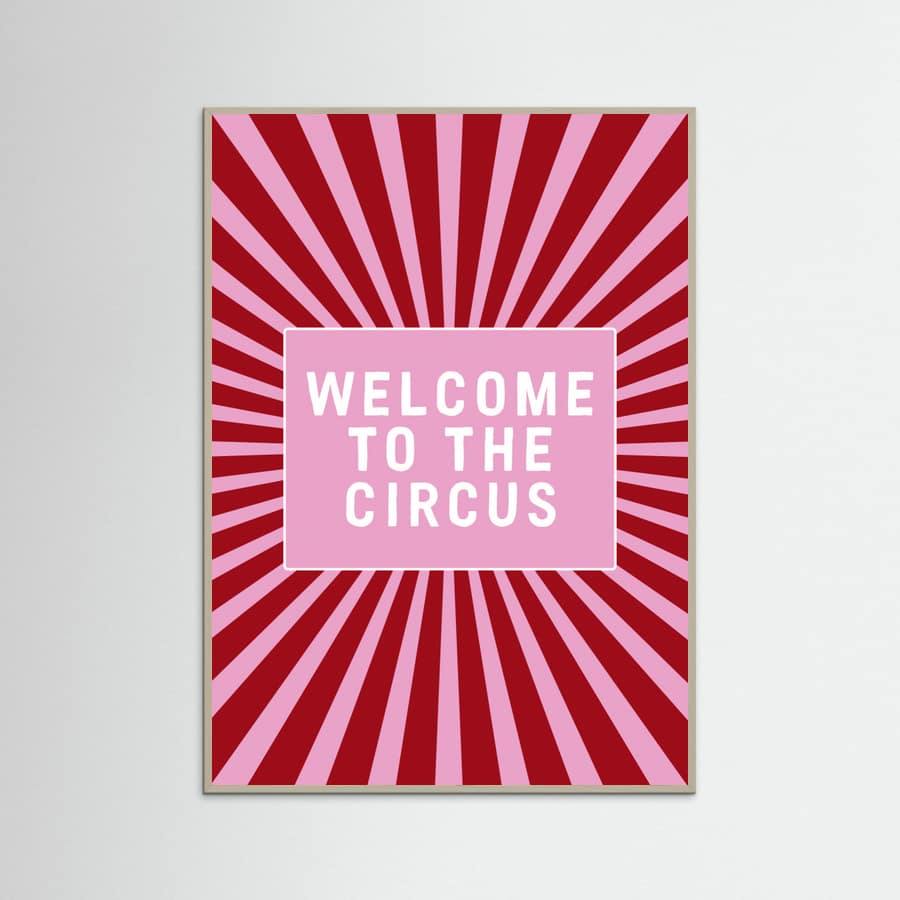 Affiche Welcome To the Circus – affiche et impression d’art