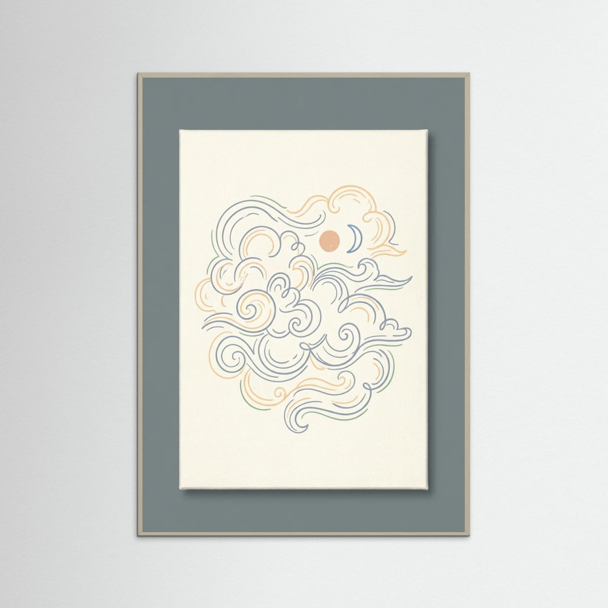 Grey Wood Whimsical Echoes
