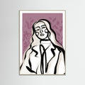 Grey Wood Whimsical Essence Poster