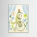 Grey Wood Whimsical Wheeled Wonder