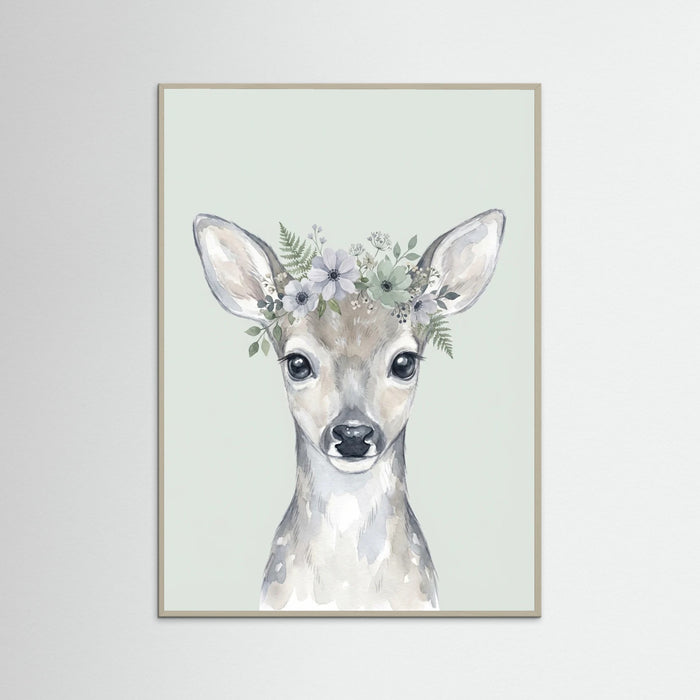 Grey Wood Whimsical Woodland Raccoon