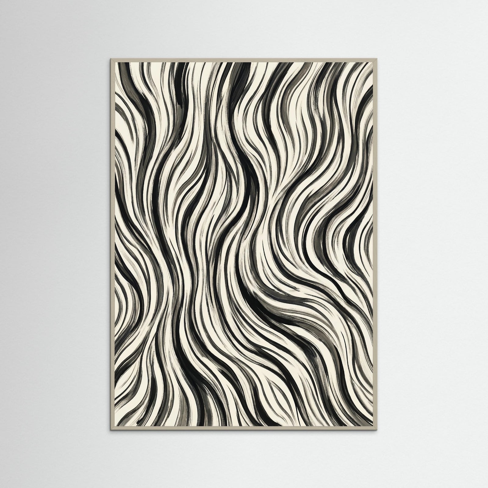 Grey Wood Wild Stripes