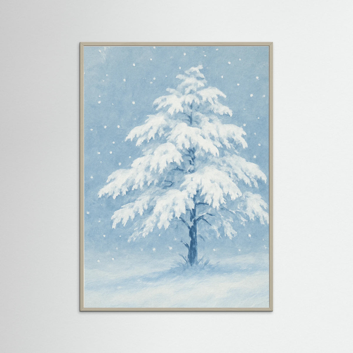 Grey Wood Winter Silence