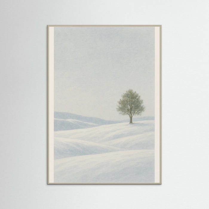 Grey Wood Winter Stillness