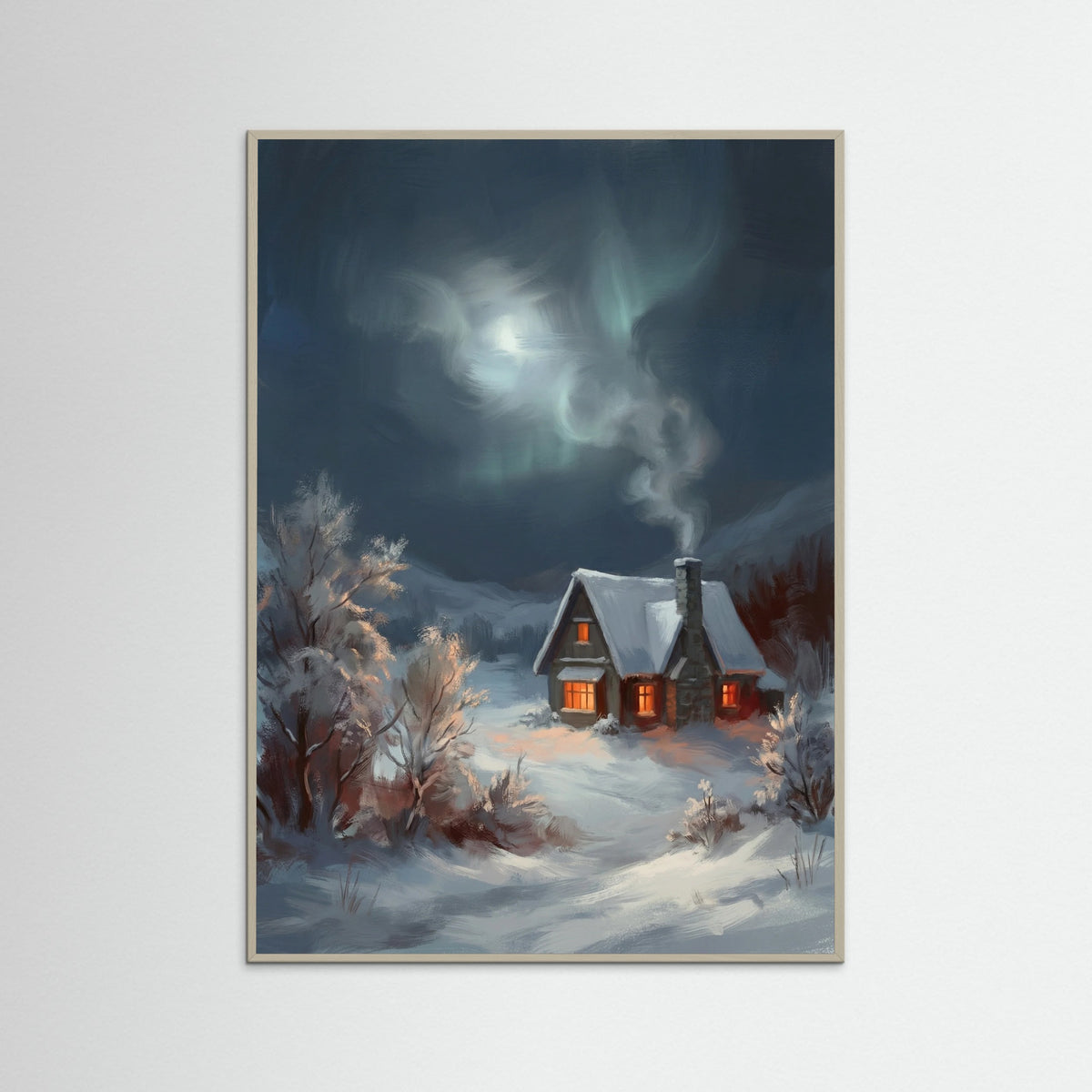 Grey Wood Winters Embrace