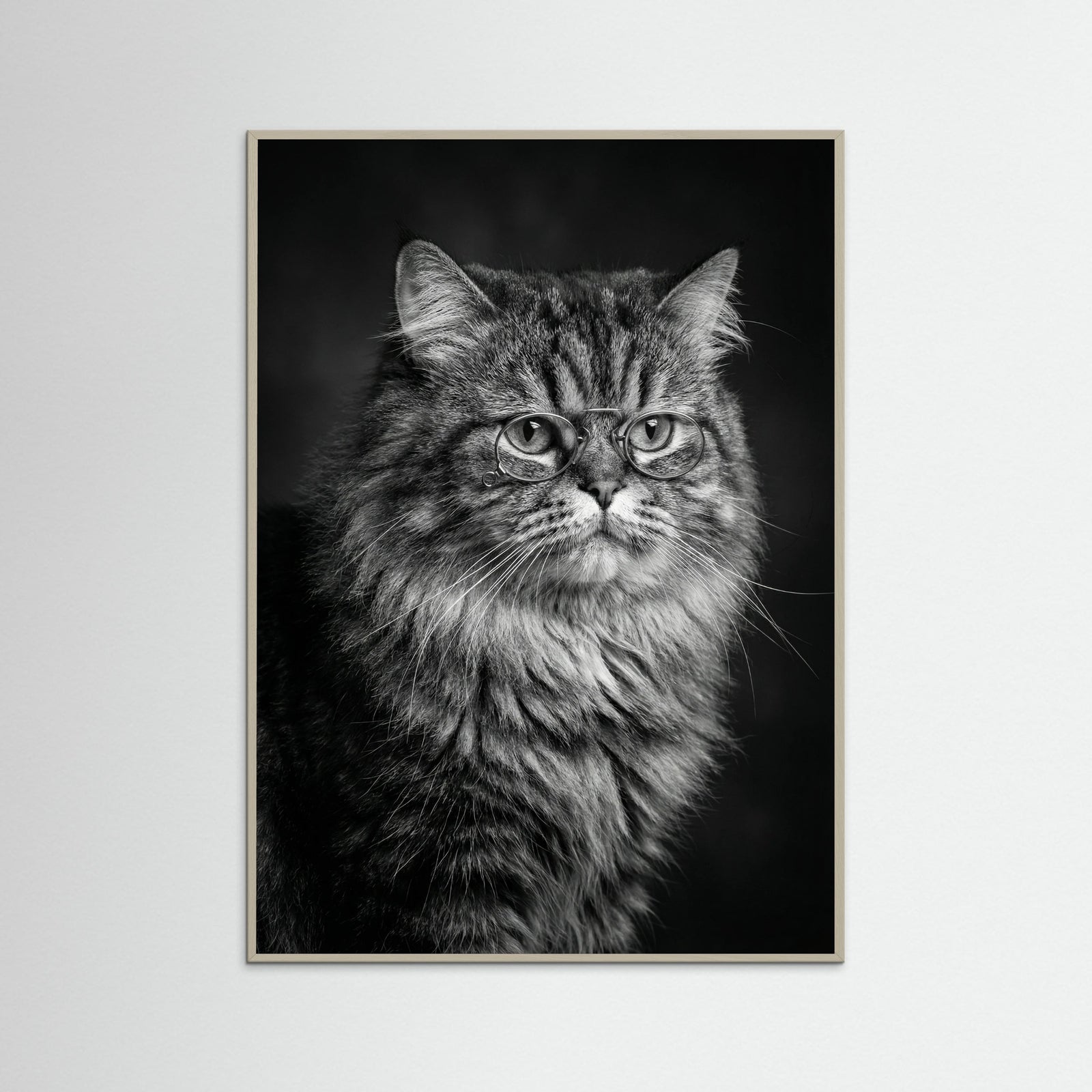 Grey Wood Wise Canine