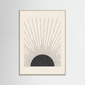Poster Woodblock The sun Illustration – poster e stampa artistica