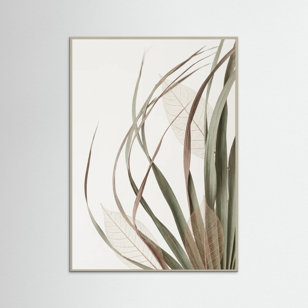 Grey Wood Woven Petals