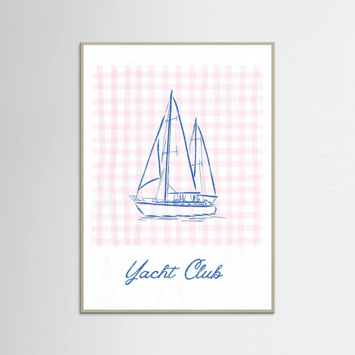 Póster Yacht Club – póster e impresión artística