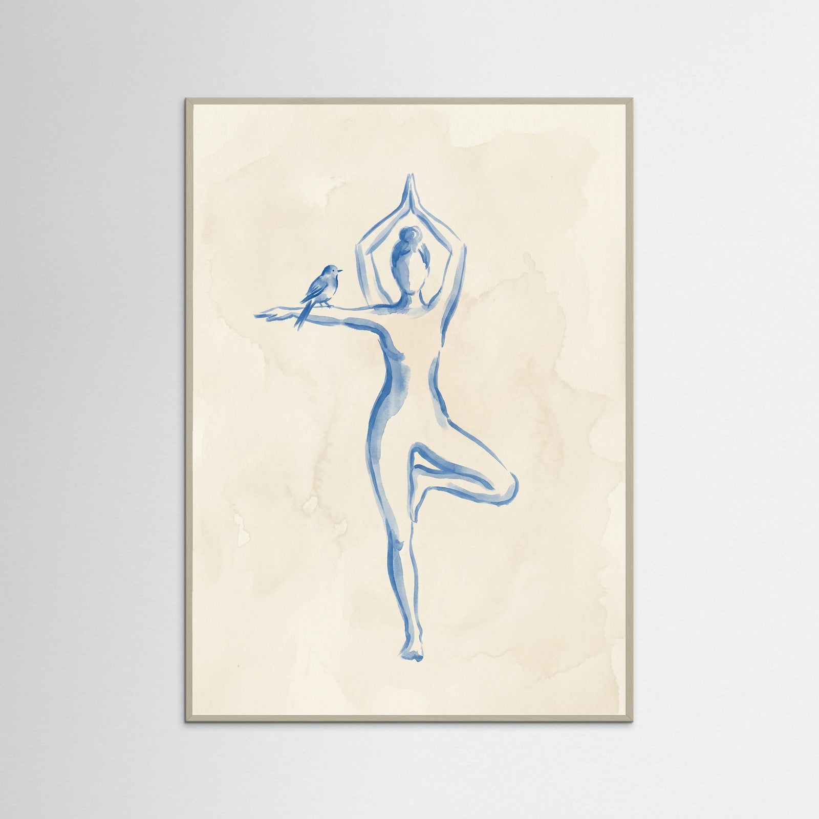 Grey Wood Yoga Companion
