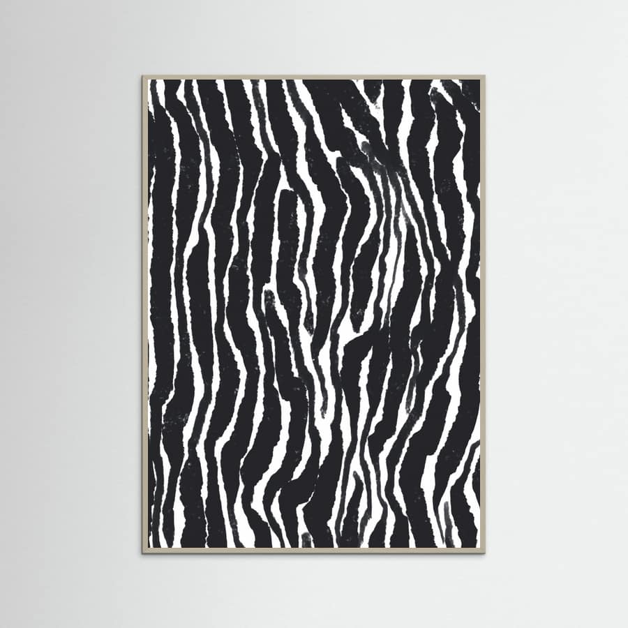 Zebra Pattern Poster – poster and art print