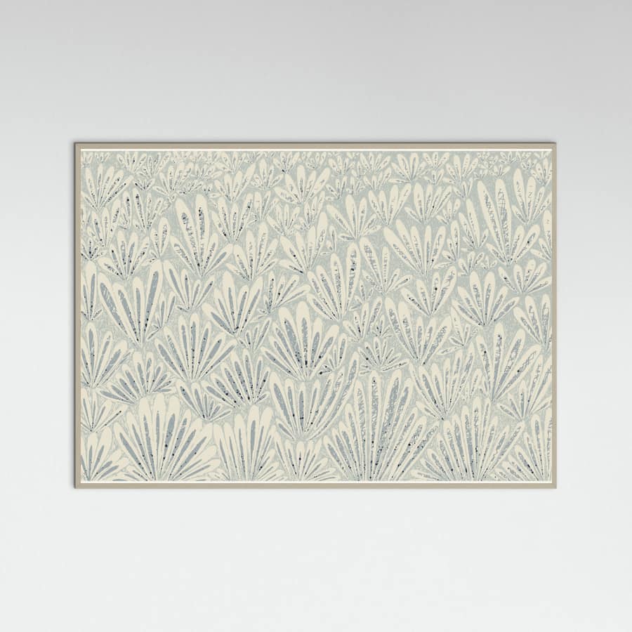 calming essentials meadow chalky blue Poster – poster and art print