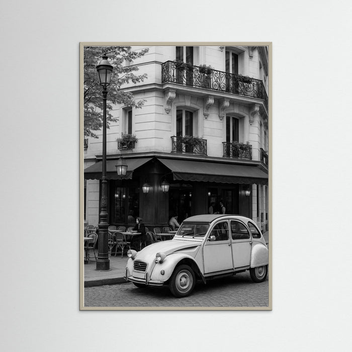 Grey Wood photo Parisian Cafe Scene