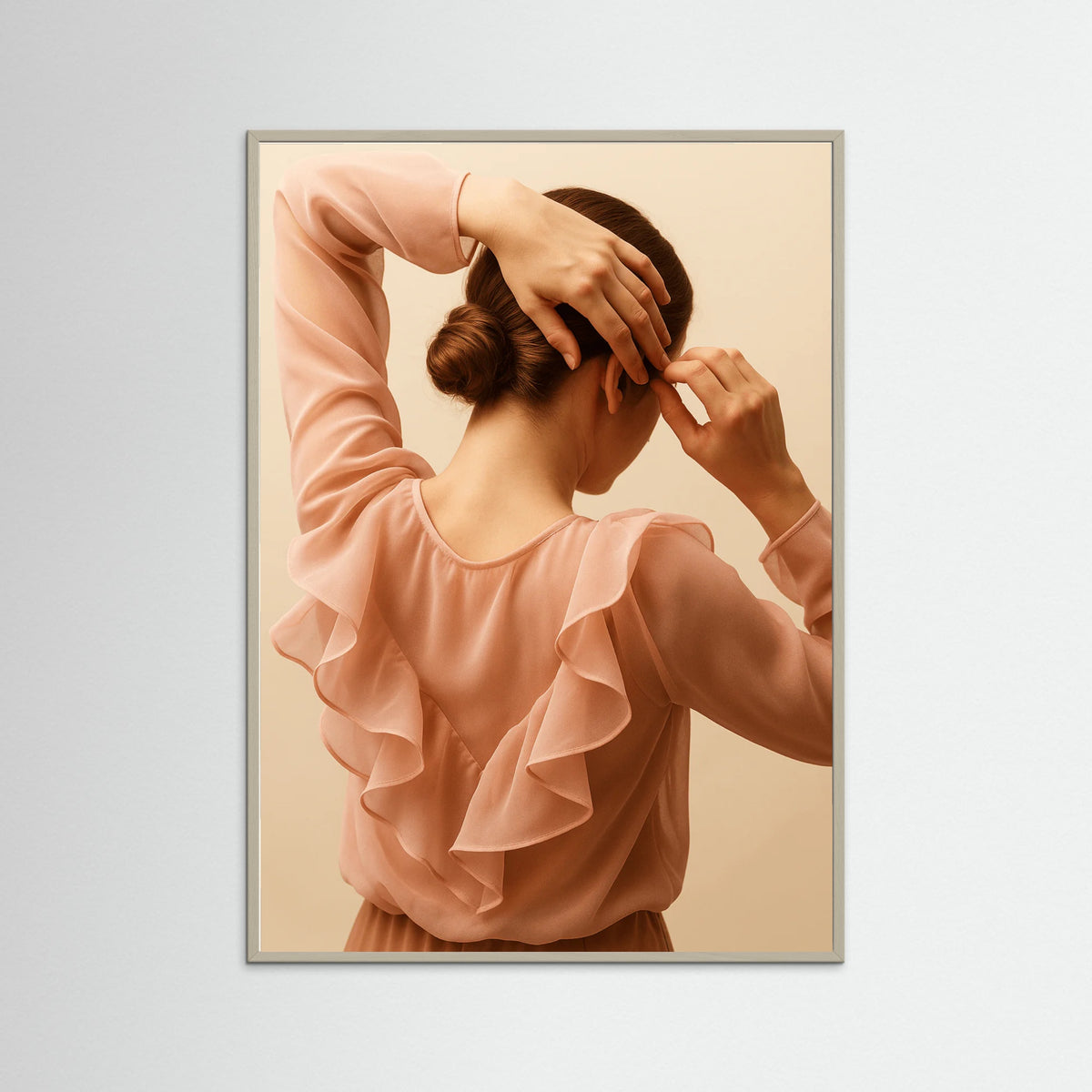 Grey Wood photo Pink Silhouette