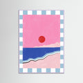 Lilac Wood Abstract Composition No. 45 Poster