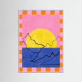 Lilac Wood Abstract Composition No. 47 Poster
