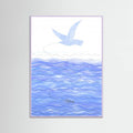 Above the Ocean Waves Poster – poster and art print