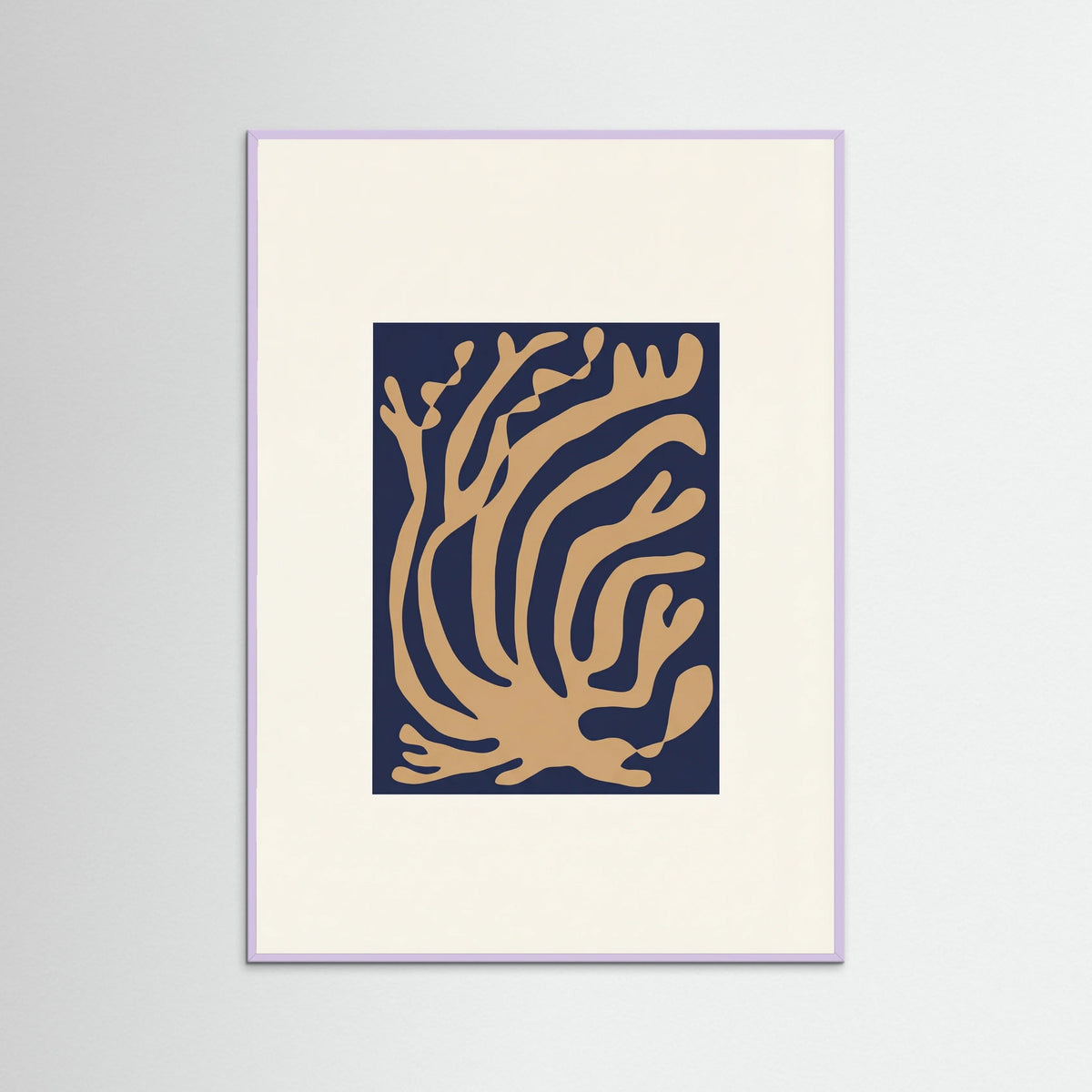 Lilac Wood Abstract Anemone