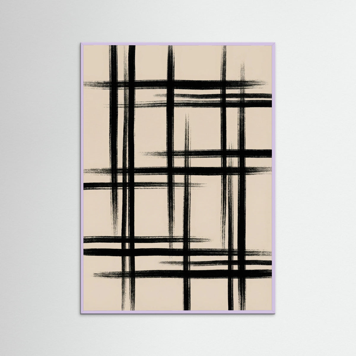 Lilac Wood Abstract Arch