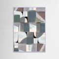 Lilac Wood Abstract Desaturate No3 Poster
