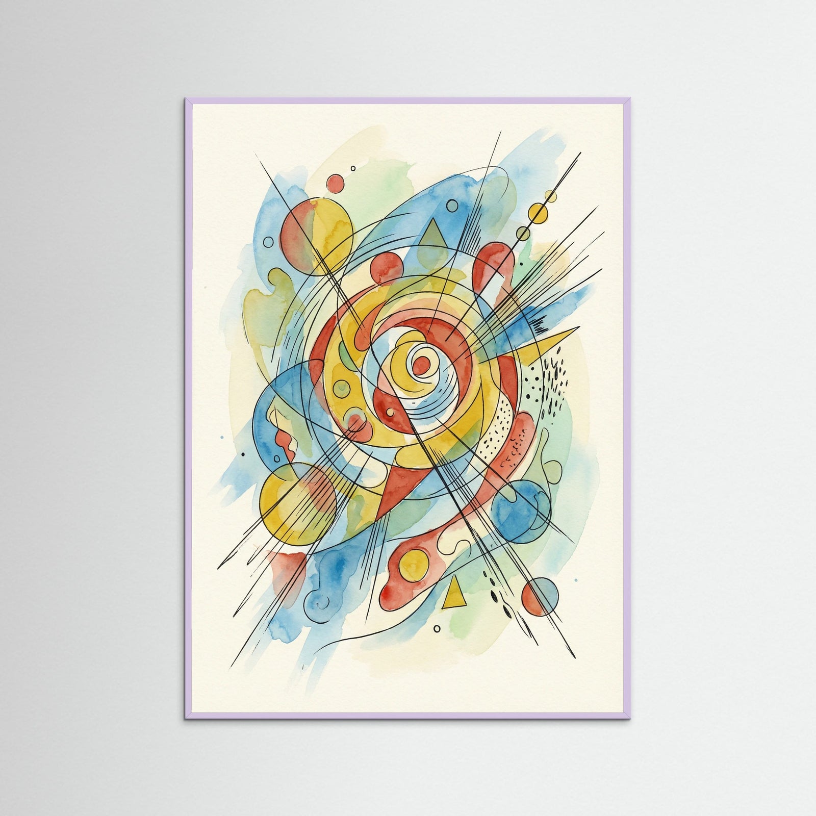 Lilac Wood Abstract Dynamics