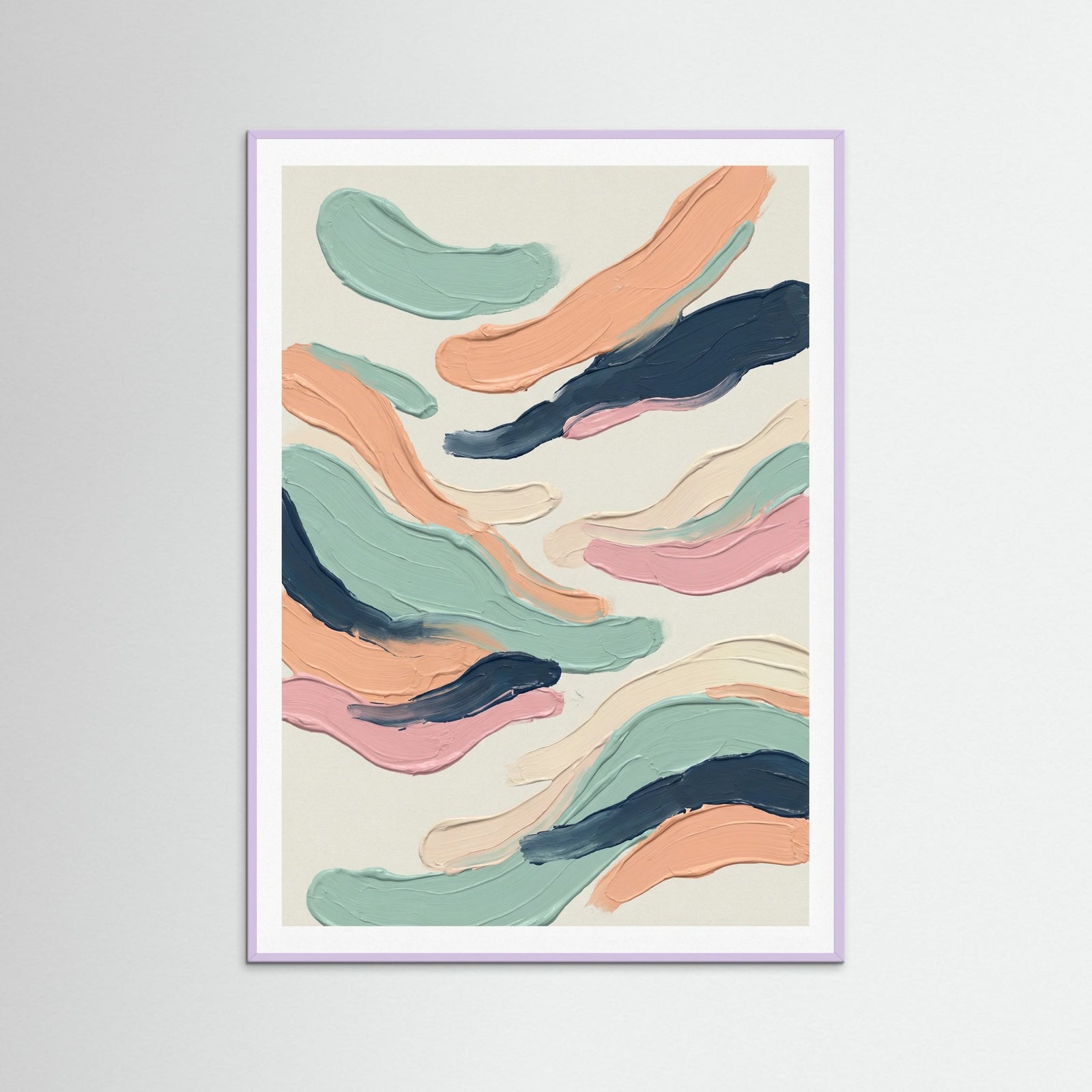 Lilac Wood Abstract Efflorescence