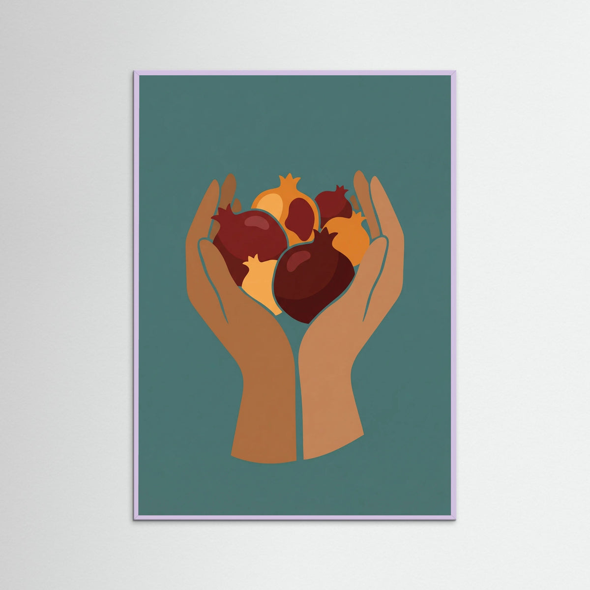 Lilac Wood Abstract Harvest