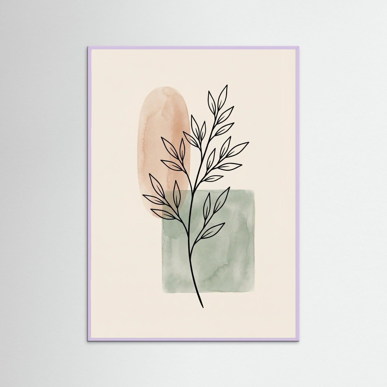 Lilac Wood Abstract Nature Study