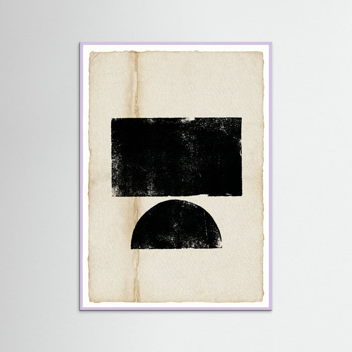 Lilac Wood Abstract Profile