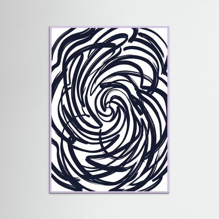 Lilac Wood Abstract Strokes