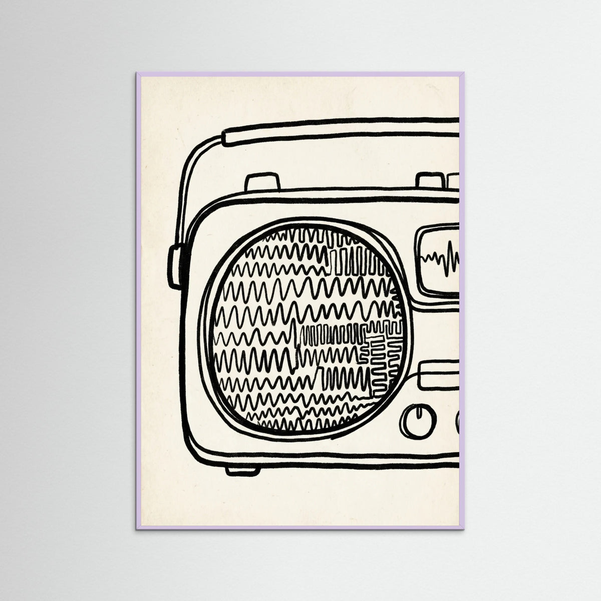 Lilac Wood Abstract Urban Mind