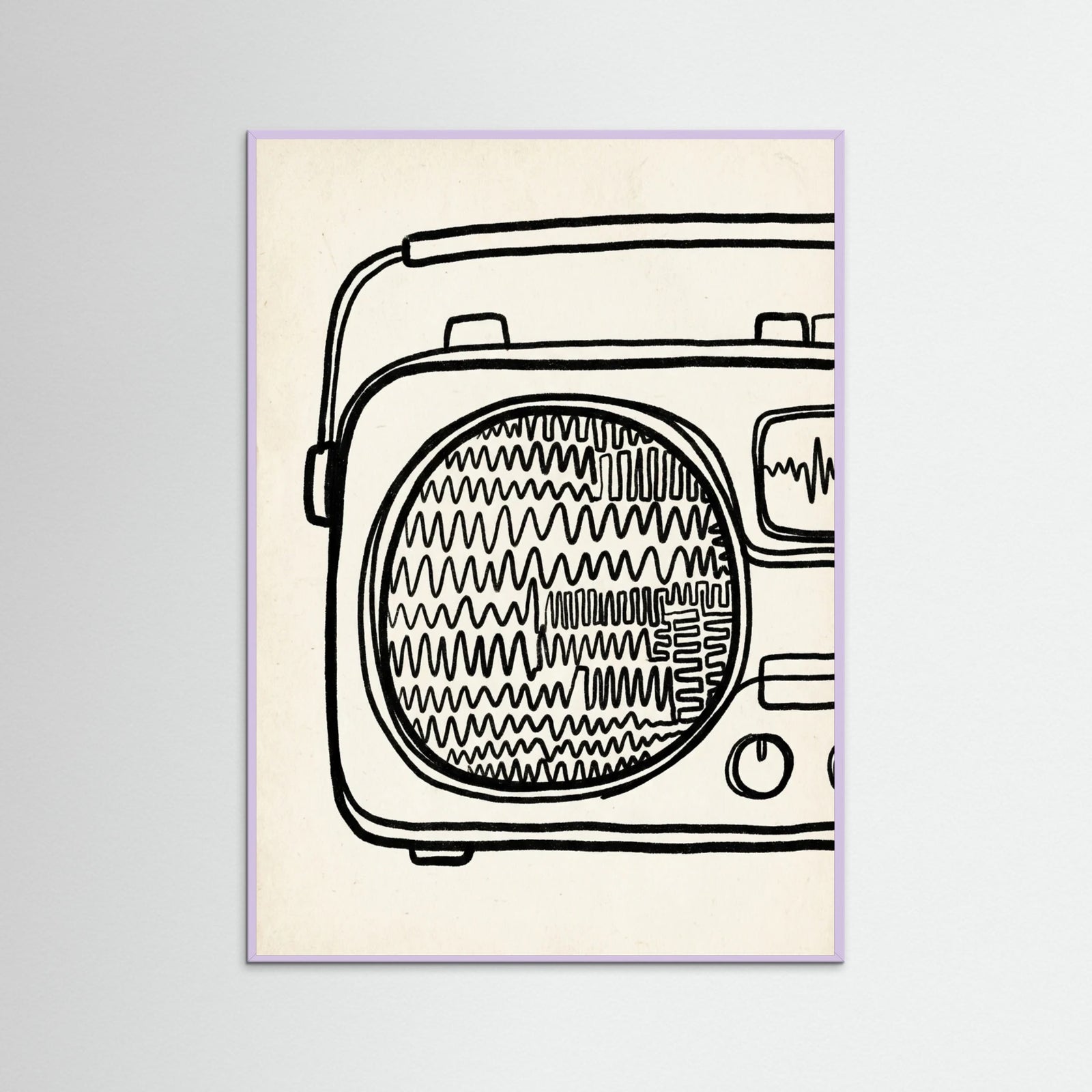 Lilac Wood Abstract Urban Mind