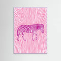 Poster African Zebra striking camouflage – poster e stampa artistica