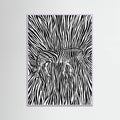 African Zebra striped camouflage -juliste – juliste ja taidepainatus