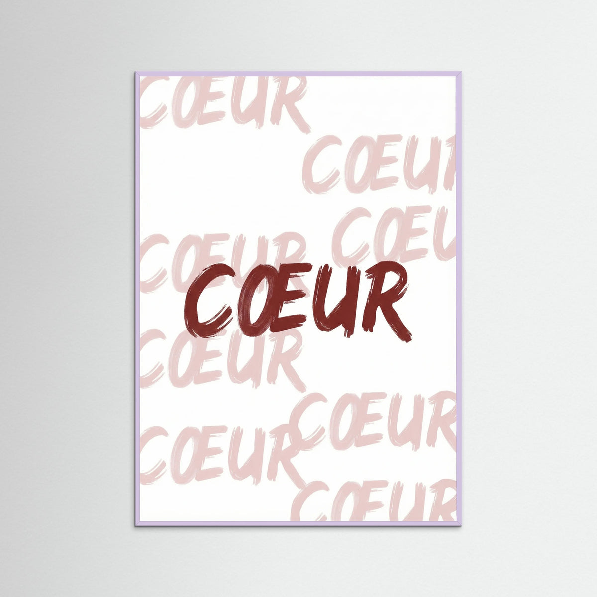 Lilac Wood Amore Script