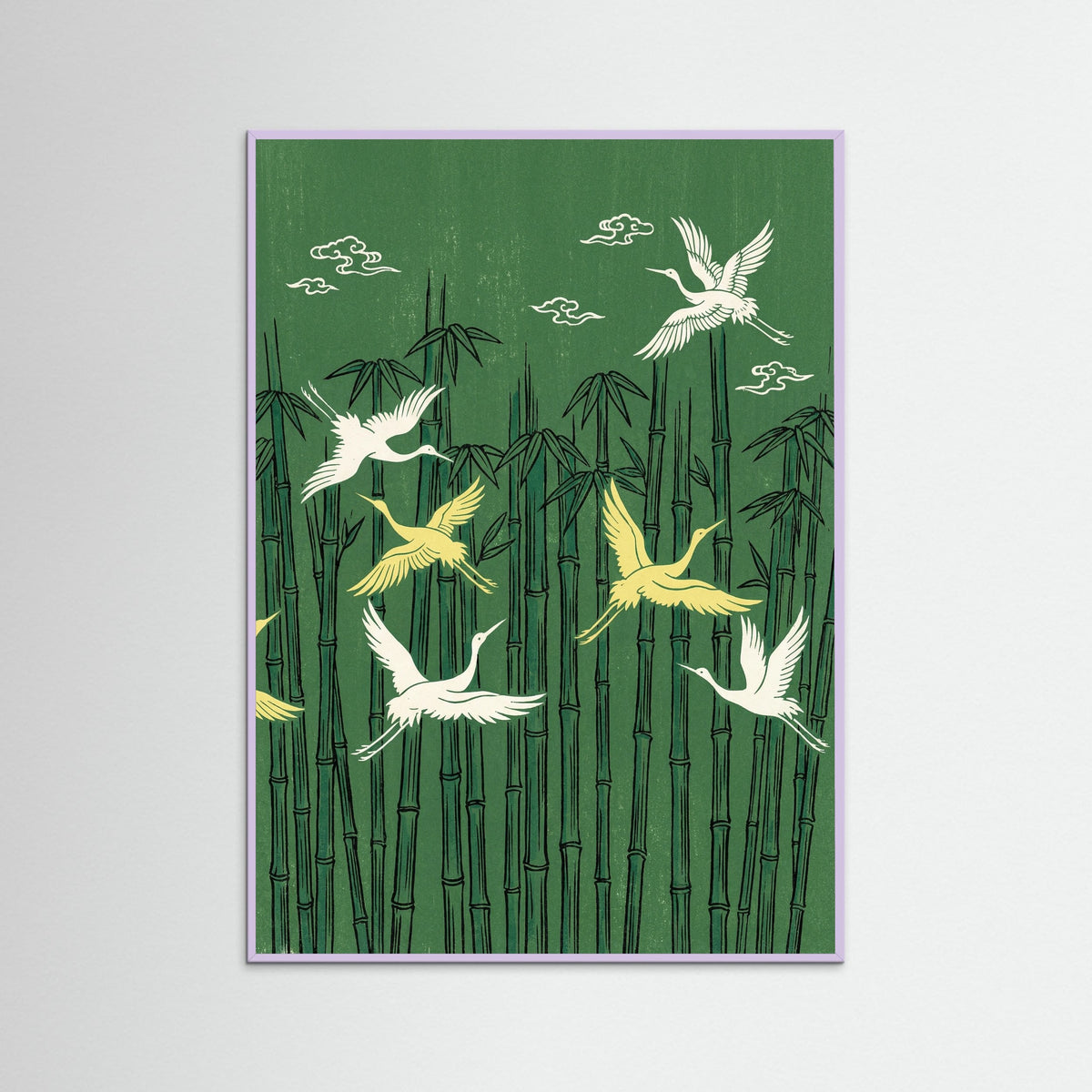 Lilac Wood Ancient Green Emblems