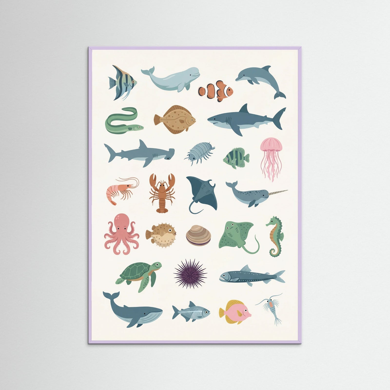 Lilac Wood Animal Alphabet Wonders