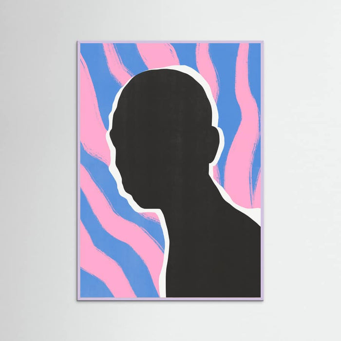 Poster Anonymous Portrait In Stripes – poster e stampa artistica