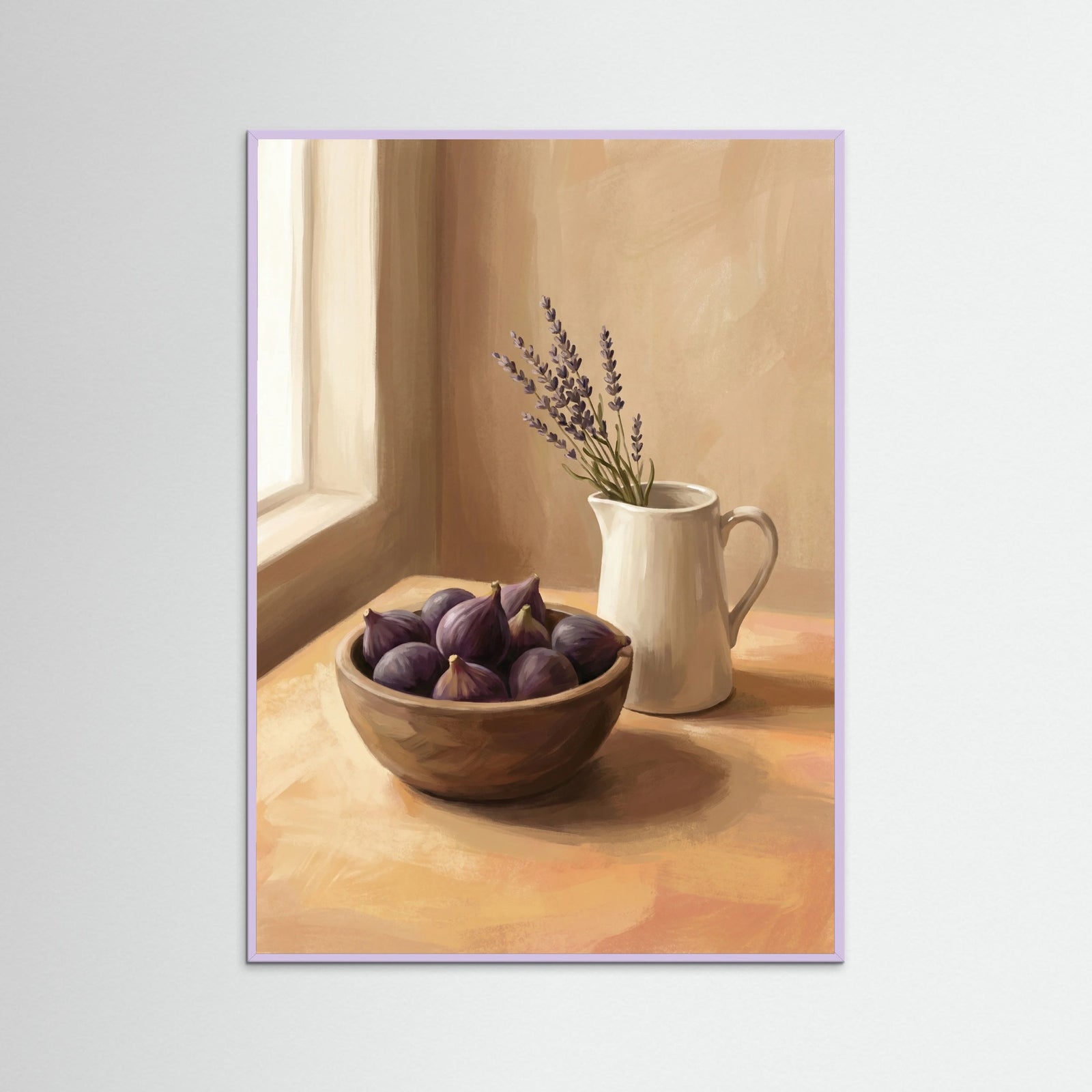 Lilac Wood Apricot Glow