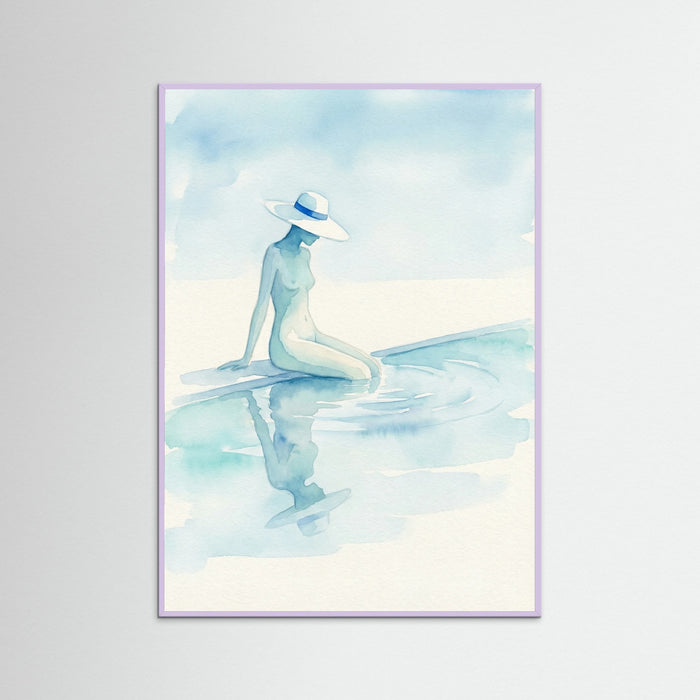 Lilac Wood Aqua Spring