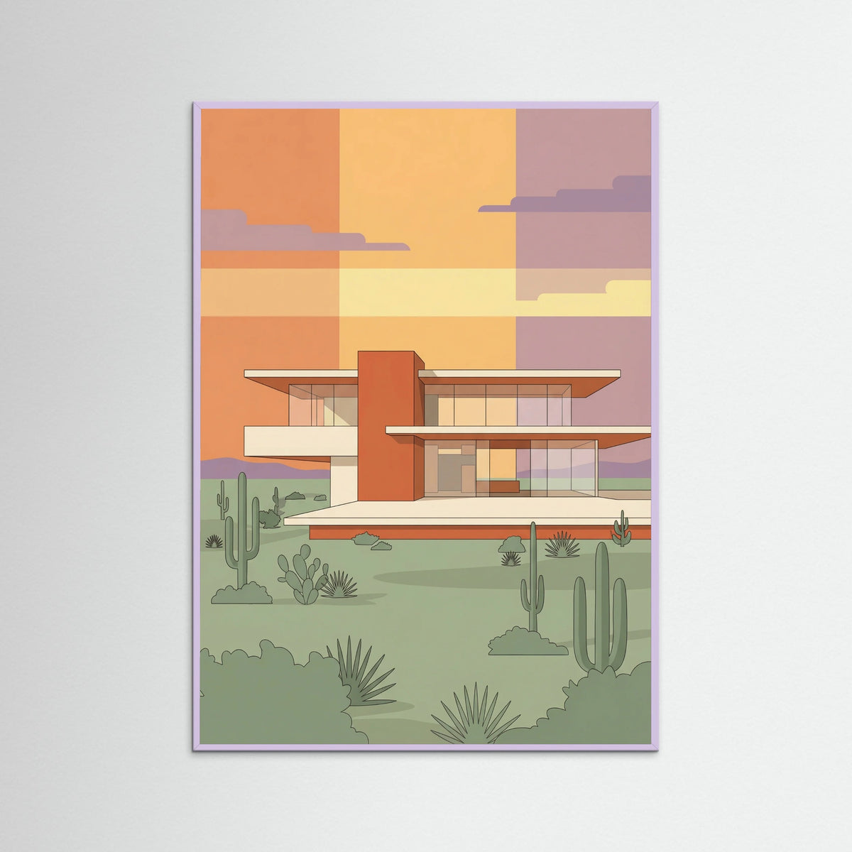 Lilac Wood Architectural Serenity