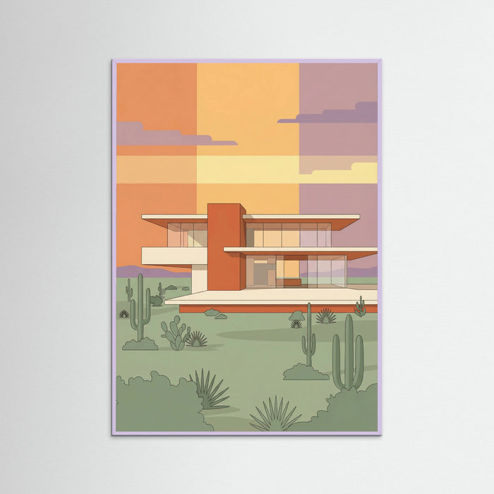 Lilac Wood Architectural Serenity