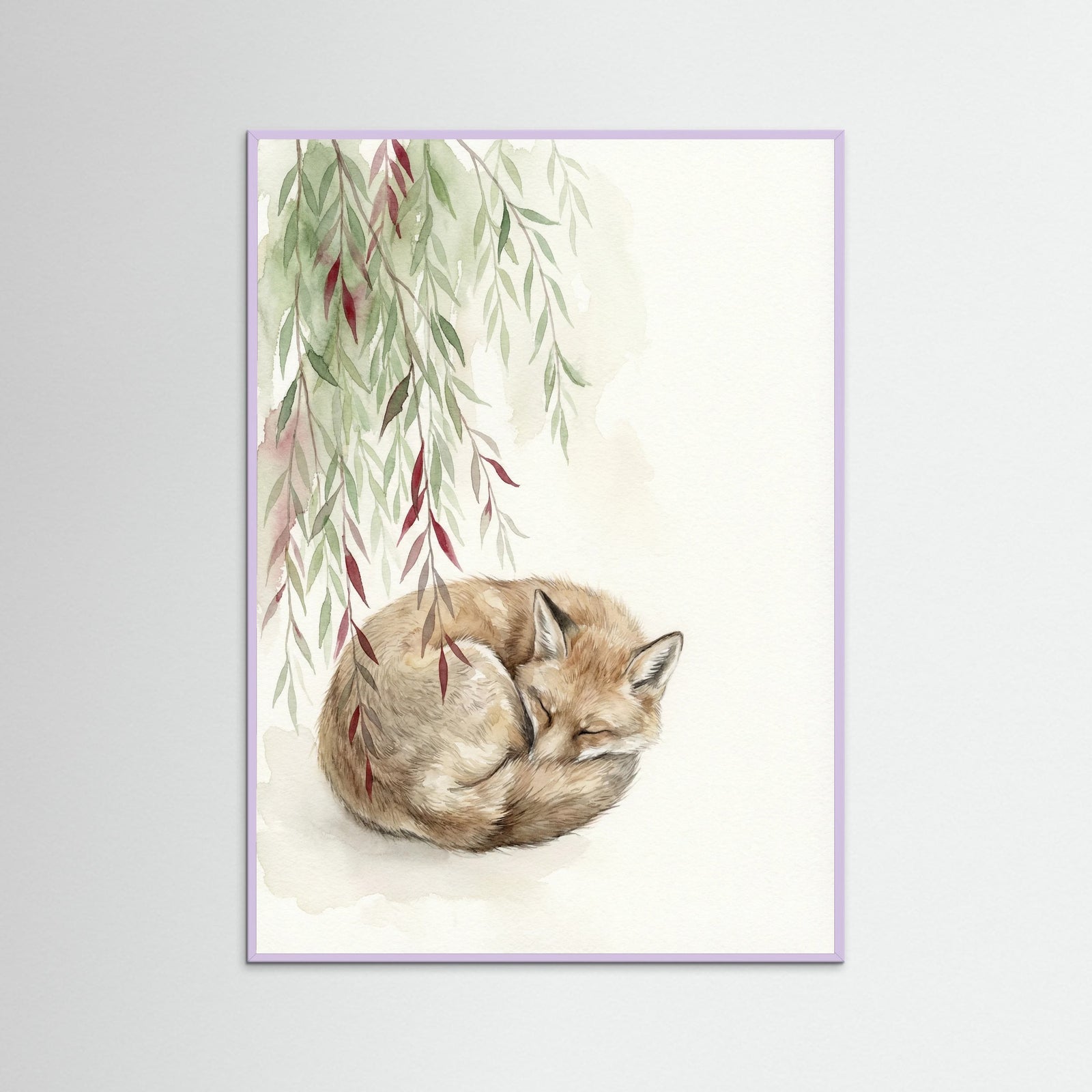 Lilac Wood Autumn Branch Serenity