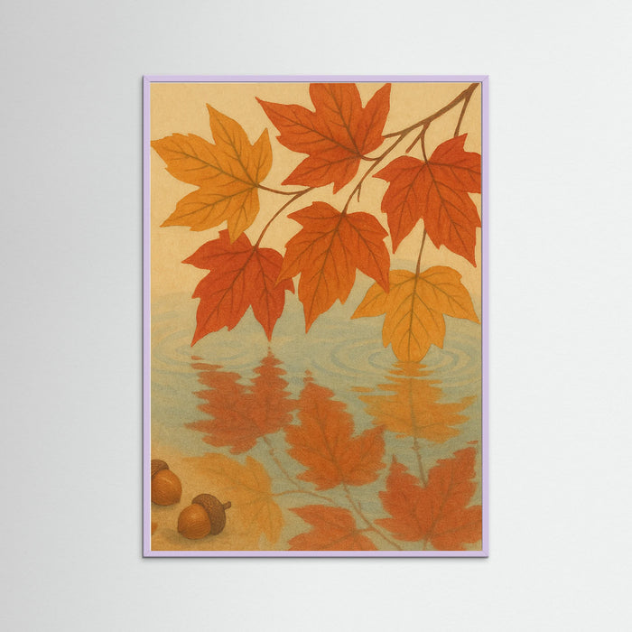 Lilac Wood Autumn Reflection