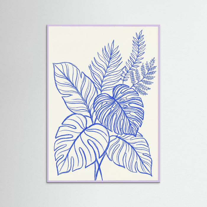 Lilac Wood Azure Botanical Sketch