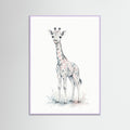 Lilac Wood Baby Elephant Joy