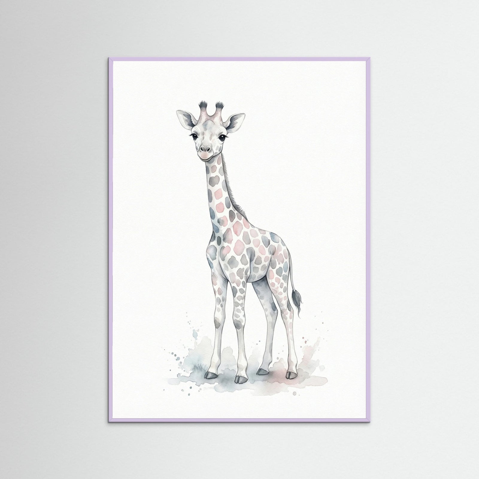 Lilac Wood Baby Elephant Joy