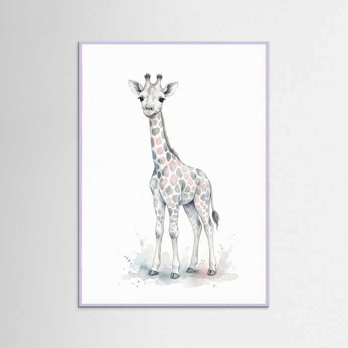 Lilac Wood Baby Elephant Joy